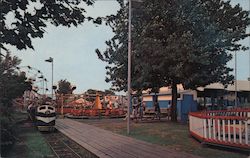 Miniature Railroad and Amusements, Ocean Beach Park New London, CT Postcard Postcard Postcard