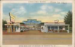 Casaloma Motel Spokane, WA Postcard Postcard Postcard