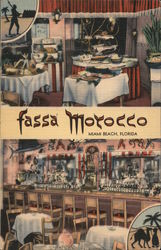 Fassa Morocco Restaurant Miami Beach, FL Postcard Postcard Postcard