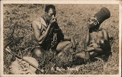 A Zulu Family Postcard Postcard Postcard