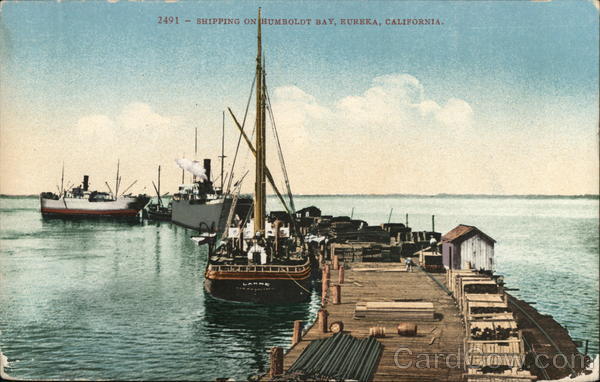 Shipping on Humboldt Bay Eureka California