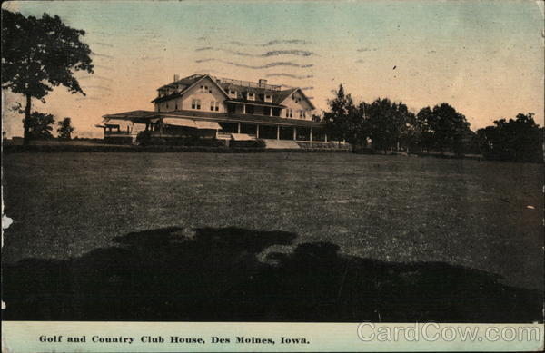 Golf and Country Club House Des Moines Iowa