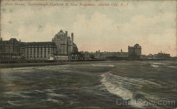 Hotel Denis, Marlborough-Blenheim and New Traymore Atlantic City New Jersey