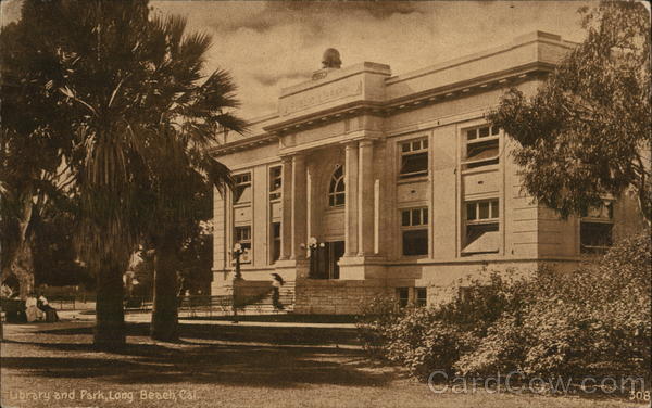 Library and Park Long Beach California