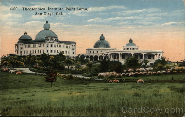 Theosophical Institute, Point Loma San Diego California