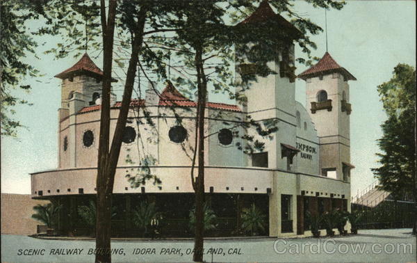 Scenic Railway Building, Idora Park Oakland California