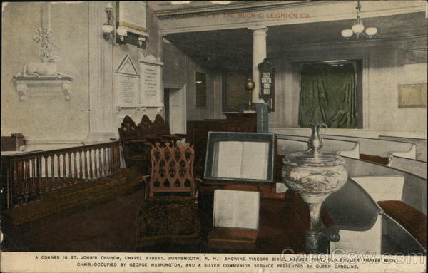 St. John's Church - Interior Portsmouth New Hampshire