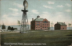 Science and Recitation Halls Mount Hermon, MA Postcard Postcard Postcard