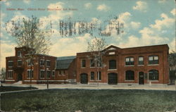 Clinton Water Department and Armory Postcard