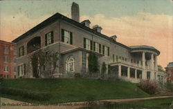 The Pentucket Club, South Front from Grounds Postcard