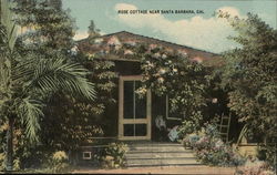 Rose Cottage Santa Barbara, CA Postcard Postcard Postcard