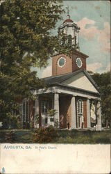 St. Paul's Church Augusta, GA Postcard Postcard Postcard