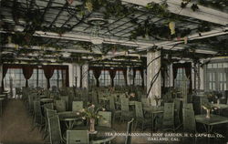 Tea Room Adjoining Roof Garden, H.C. Capwell Co. Tea Room Adjoining Roof Garden, H.C. Capwell Co.