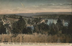 The Rail Road Bridge from the Cliffs Postcard