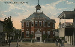 City Building Sistersville, WV Postcard Postcard Postcard