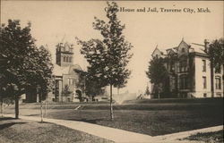 Court House and Jail Postcard