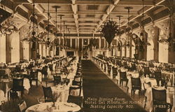 Main Dining Room, Hotel Del Monte Postcard