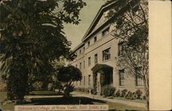 Entrance to College of Notre Dame San Jose, CA Postcard Postcard Postcard