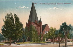 Christ Episcopal Church Alameda, CA Postcard Postcard Postcard