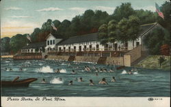 Public Baths Postcard