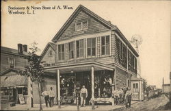 Stationary & News Store of A. Wass Postcard