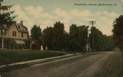 Philadelphia Avenue Chambersburg, PA Postcard Postcard Postcard