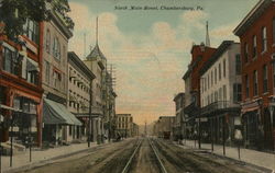 North Main Street Chambersburg, PA Postcard Postcard Postcard