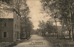 Fire Department Lake Huntington, NY Postcard Postcard Postcard