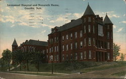 Immanuel Hospital and Nazareth Home Omaha, NE Postcard Postcard Postcard