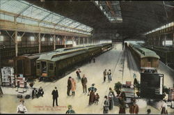 SPRR Train Station Postcard