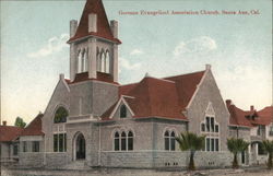 German Evangelical Association Church Santa Ana, CA Postcard Postcard Postcard