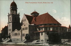 First Presbyterian Church Santa Ana, CA Postcard Postcard Postcard
