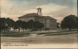 School House Postcard