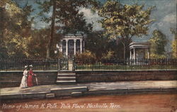 Home of James K. Polk, "Polk Place" Nashville, TN Postcard Postcard Postcard