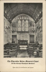 The Thorndike Wilton Memorial Chapel Chicago, IL Postcard Postcard Postcard