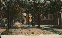 Park Street Mansfield, MA Postcard Postcard Postcard