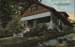 Billy Sunday's Residence Winona Lake, IN Postcard Postcard Postcard