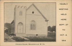 Church House Moundsville, WV Postcard Postcard Postcard