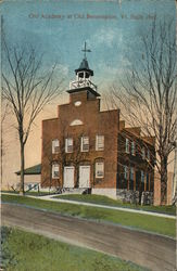Old Academy Old Bennington, VT Postcard Postcard Postcard