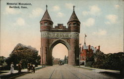 Memorial Monument Postcard
