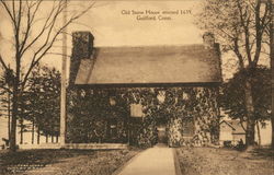 Old Stone House, erected 1639 Postcard