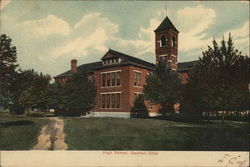 high School - Coded Message Postcard