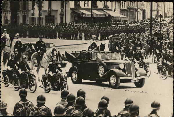 Les souverains anglais en France. La visite a Versailles