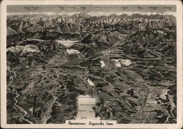 Panorama: Bayrische Seen (Bavarian Lakes) Germany