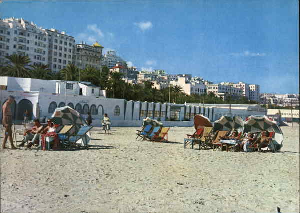 Seaside and Spain Avenue Tangier Morocco Africa
