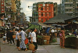 Open Street Market Hong Kong China