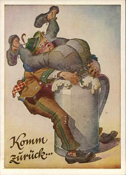 Komm zurueck... (Come back...) Octoberfest Munich Bavaria Germany