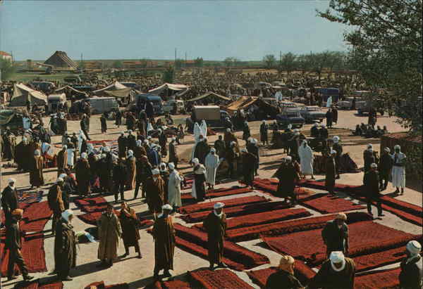Carpet Market Sougueur Algeria Africa