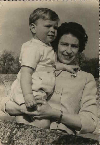 The Queen with Prince Andrew England Royalty