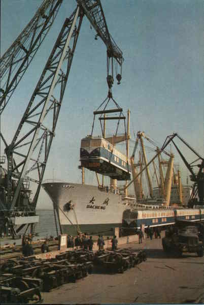 Busy Shanghai Harbour China
